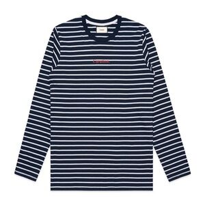 Curation Navy & White Striped Men’s Long Sleeve Shirt